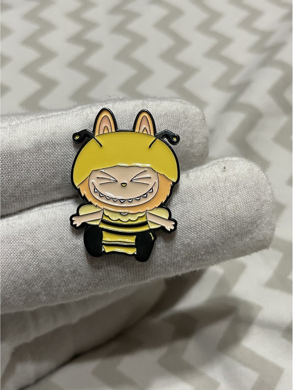Labubu As Bee Enamel Pin Brooch Anime Gift Cute